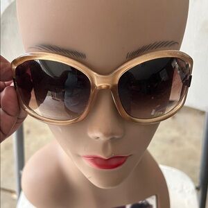 Gold Gradient Lens Women's Sunglasses